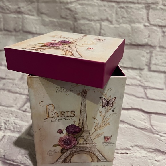 Ceramic travel mug with lid and gift box Paris Eiffel Tower - Picture 3 of 8